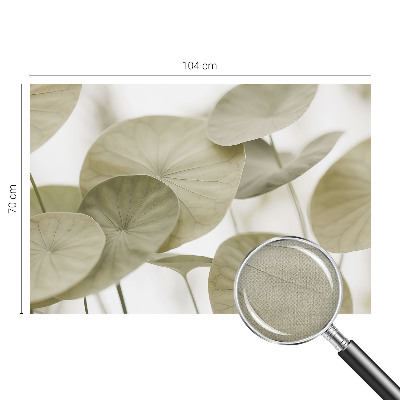 Peel and stick wallpaper mural with a natural elegant design
