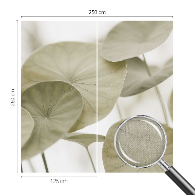 Peel and stick wallpaper mural with a natural elegant design