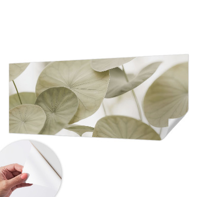 Peel and stick wallpaper mural with a natural elegant design