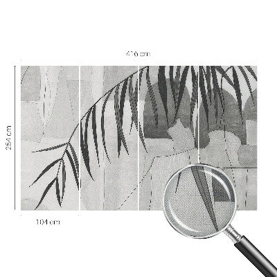 Baby room wall mural Abstract palm tree