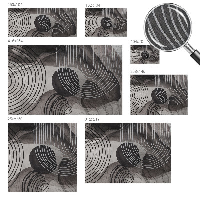 Self-adhesive photo wallpaper Harmony of forms