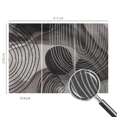 Self-adhesive photo wallpaper with the 
