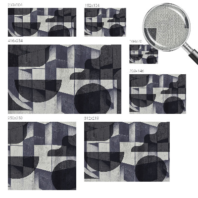Stick-on wall mural Geometric symmetry