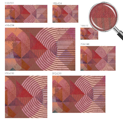 Removable wall mural wallpaper Abstract forms
