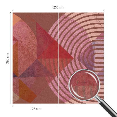 Removable wall mural wallpaper Abstract forms