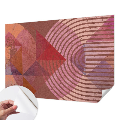 Removable wall mural wallpaper Abstract forms