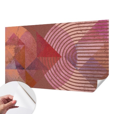 Removable wall mural wallpaper Abstract forms