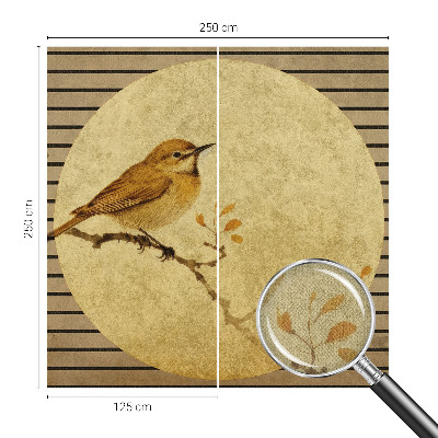 Removable wall mural Harmony bird