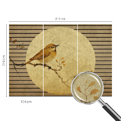 Removable wall mural Harmony bird