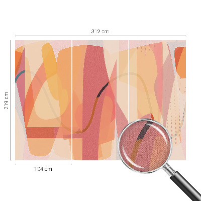 Baby room wall mural Colorful abstraction