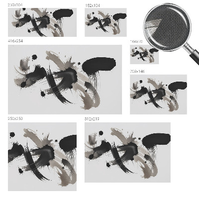 Peel and stick wall mural for living room Abstract expression