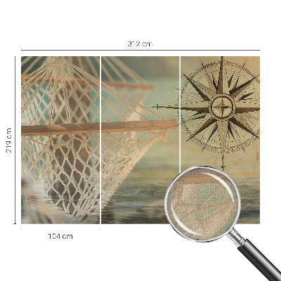 3D photo wallpaper mural Sea relaxation
