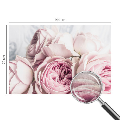 Nursery wall mural Pink roses