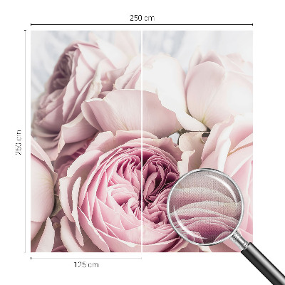 Nursery wall mural Pink roses