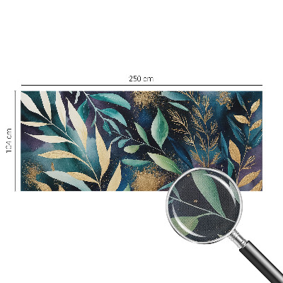 Children's wall mural Botanical leaves