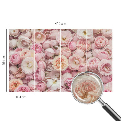 Peel and stick wallpaper mural Beautiful flowers
