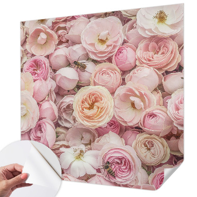 Peel and stick wallpaper mural Beautiful flowers