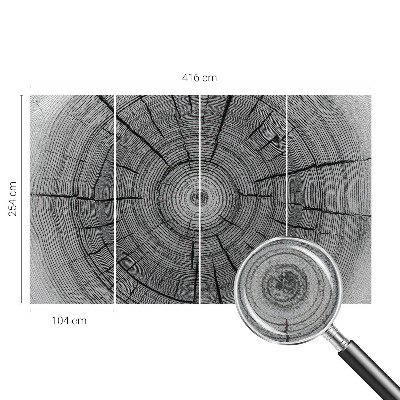 Peel and stick wall mural Forest harmony