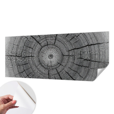 Peel and stick wall mural with a forest harmony design
