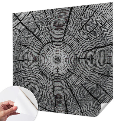 Peel and stick wall mural with a forest harmony design