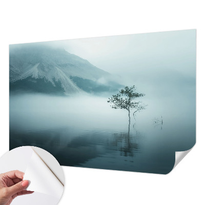 Peel and stick wallpaper mural with a mysticism of nature design
