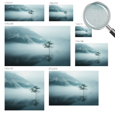 Peel and stick wallpaper mural Mysticism of nature