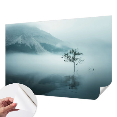 Peel and stick wallpaper mural with a mysticism of nature design