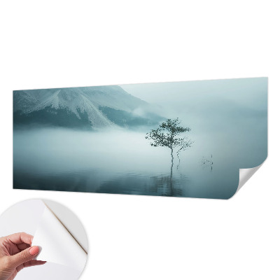 Peel and stick wallpaper mural with a mysticism of nature design