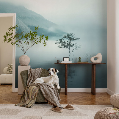Peel and stick wallpaper mural with a mysticism of nature design