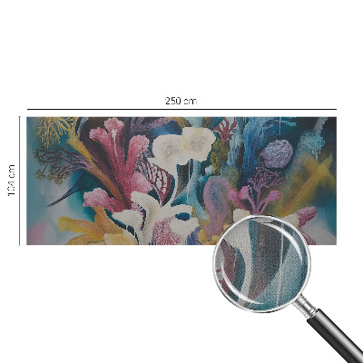 Peel and stick wall mural for kids' room Floral explosion
