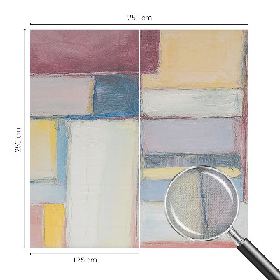 3D wall mural Geometric forms