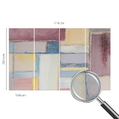 3D wall mural Geometric forms