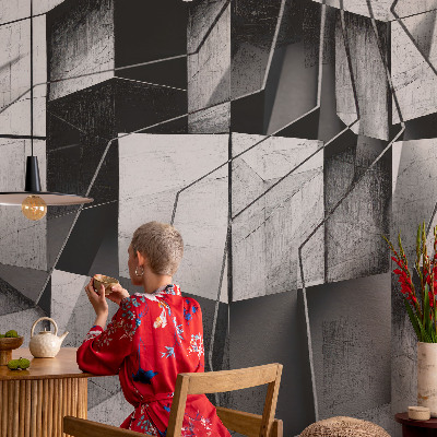 Nursery wall mural Geometric abstraction