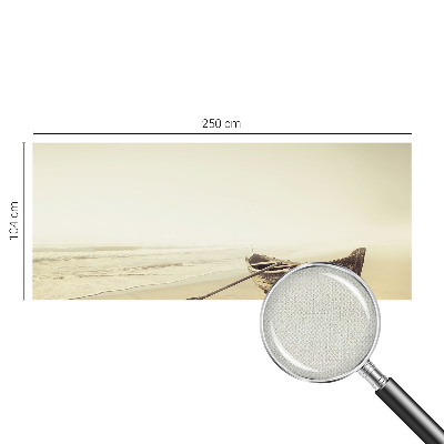 Stick-on wall mural featuring a peaceful seaside scene