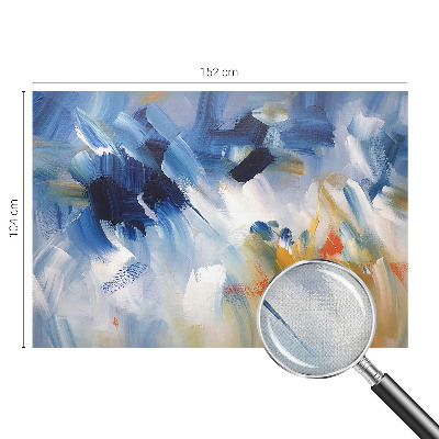 Removable wall mural wallpaper Colorful strokes