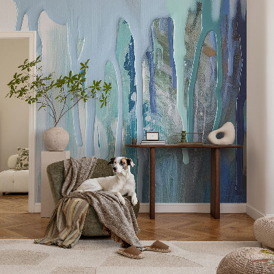 Nursery wall mural Blue Cascades