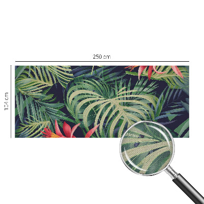 Peel and stick wall mural Exotic plants
