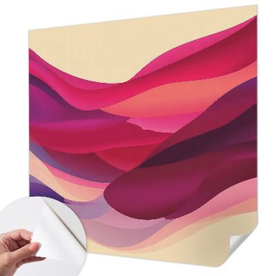Children's wall mural Liquid waves