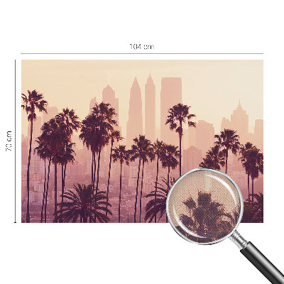 Peel and stick wallpaper mural with a Western harmony design
