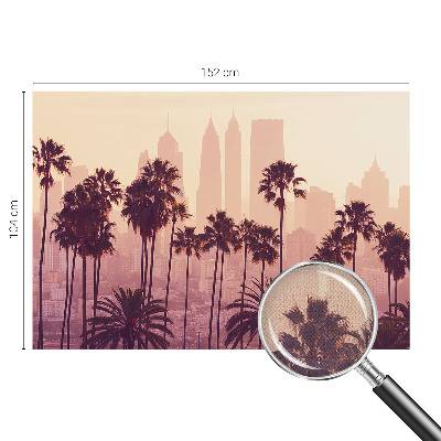 Peel and stick wallpaper mural with a Western harmony design
