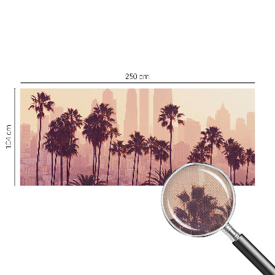 Peel and stick wallpaper mural with a Western harmony design