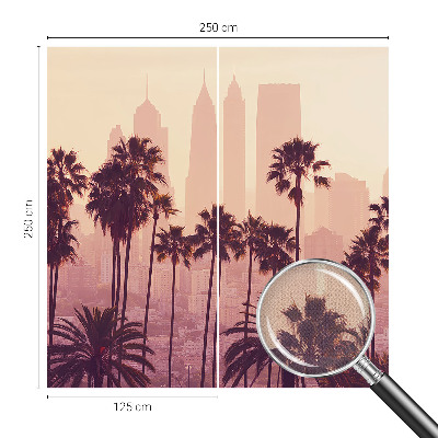 Peel and stick wallpaper mural with a Western harmony design