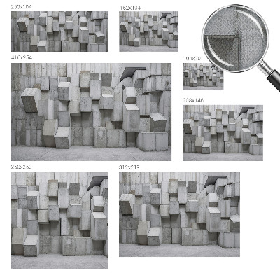Removable wall mural Concrete blocks