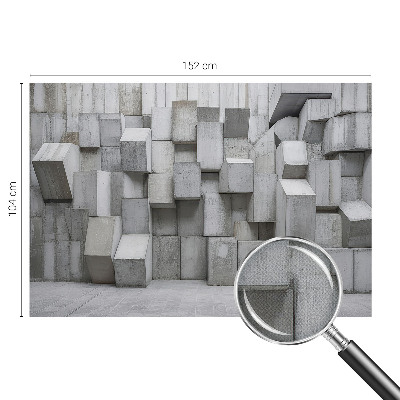 Removable wall mural Concrete blocks