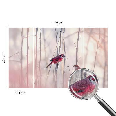 Self-adhesive photo wallpaper Bird couple