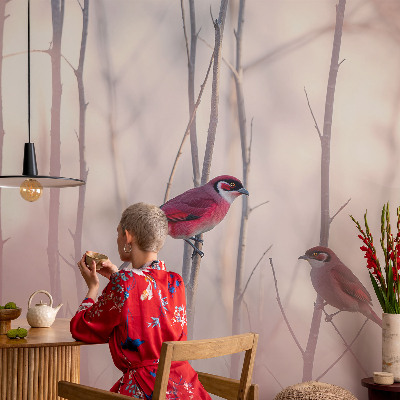 Self-adhesive photo wallpaper Bird couple