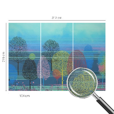 Nursery wall mural Colorful harmony