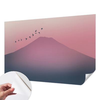 3D photo wallpaper mural featuring the Mountain West landscape
