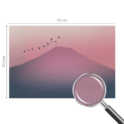 3D photo wallpaper mural Mountain West