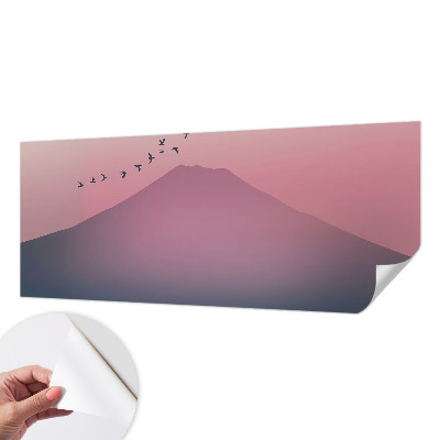 3D photo wallpaper mural featuring the Mountain West landscape